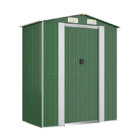 Cabane de jardin en métal pour rangement extérieur - 160 x 80 x 180